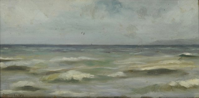 1899 - Il mare a Viareggio